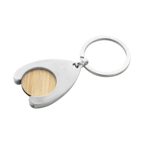 Portachiavi con gettone per carrello  zoinc