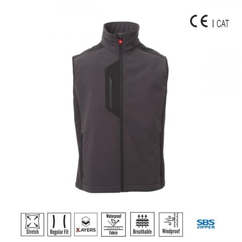 Gilet soft shell 3 strati Cork
