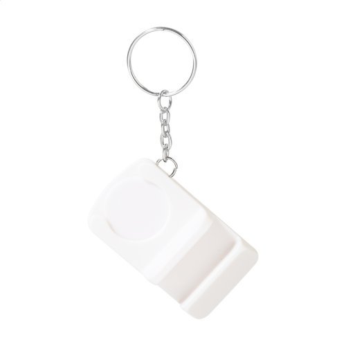 Portachiavi con gettone in rabs per carrello hoken