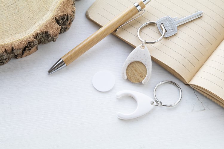 Gettone carrello in bambù boinc