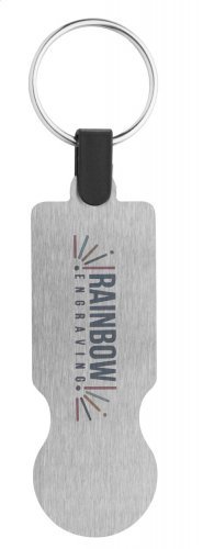 Portachiavi con gettone steelcart