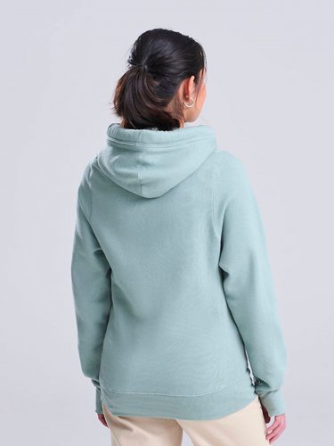Cross neck hoodie