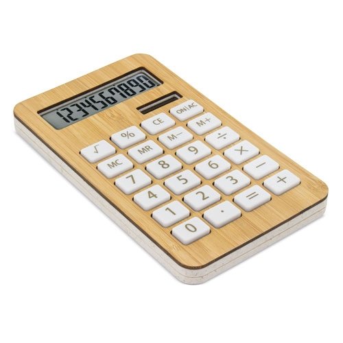 Calcolatrice bambù e fibra di grano biomat