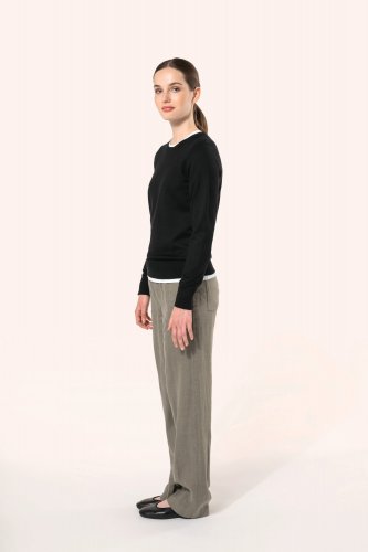 Pullover donna supima® girocollo