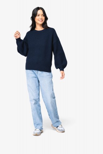 Pullover donna ecosostenibile in lana merino