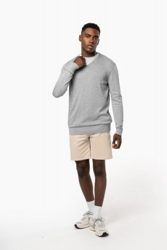 Pullover uomo con collo a v ecosostenibile