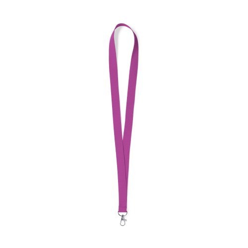 Lanyard poliestere resistente , gancio metallo, vari colori