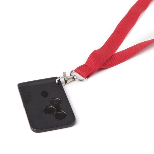 Lanyard poliestere resistente , gancio metallo, vari colori