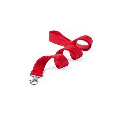 Lanyard poliestere resistente , gancio metallo, vari colori