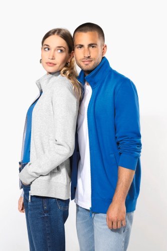 Felpa full zip uomo