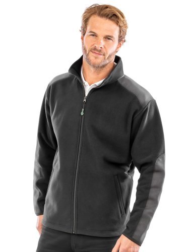 Recycled heavy duty work microfleece