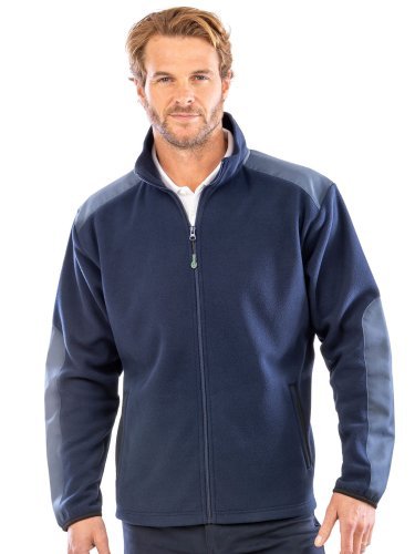 Recycled heavy duty work microfleece
