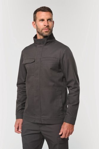 Chaqueta de trabajo sin metal unisex