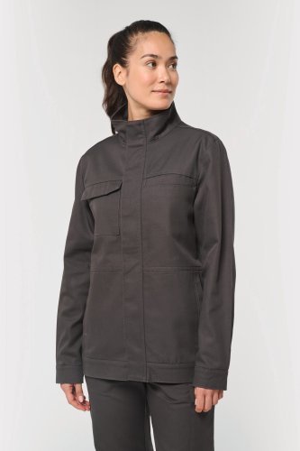 Chaqueta de trabajo sin metal unisex