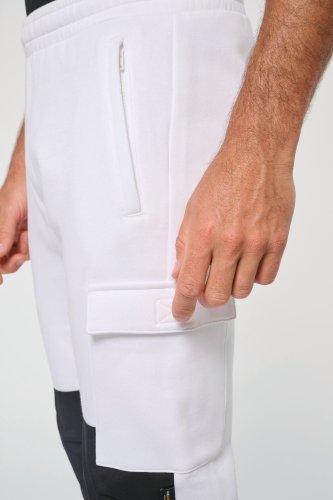 Pantalone uomo in felpa cargo ecosostenibile