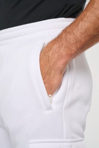 Pantalone uomo in felpa cargo ecosostenibile