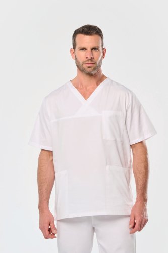 Tunica unisex in cotone maniche corte