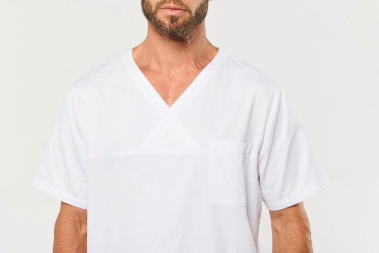 Tunica unisex in cotone maniche corte