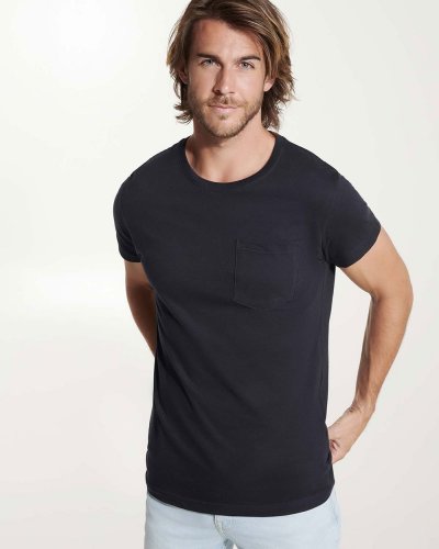 T-shirt con taschino lato cuore Teckel