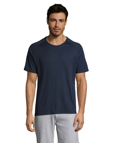 T-shirt uomo Sporty traspirante Blu Oltremare