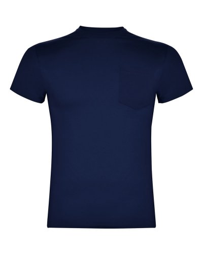 T-shirt con taschino lato cuore Teckel Blu Navy