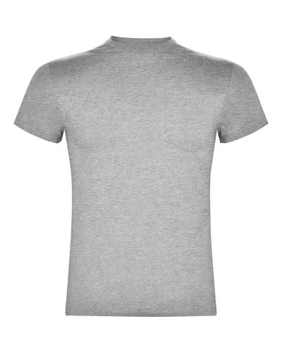 T-shirt con taschino lato cuore Teckel Grigio Vigore