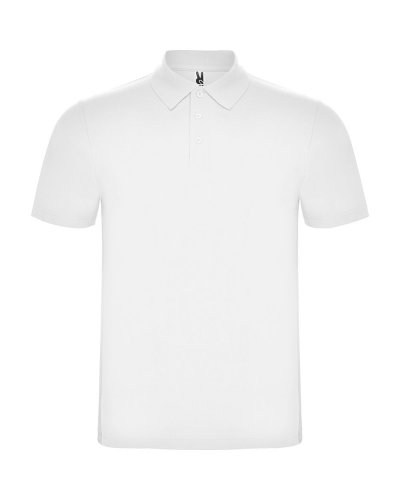 Polo manica corta 3 bottoni Austral Bianco
