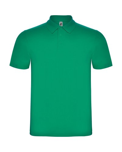 Polo manica corta 3 bottoni Austral Verde Kelly