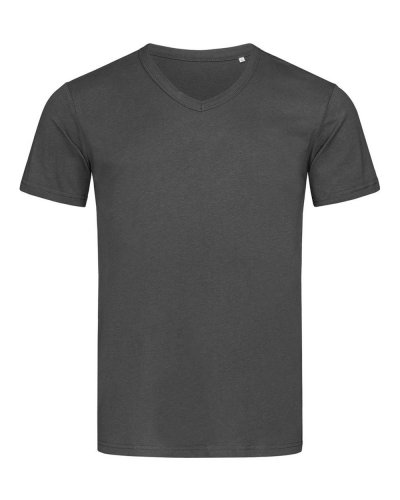 T-shirt Ben con scollo a V Slate Grey