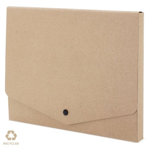 Cartella carta riciclata con bottone trexa
