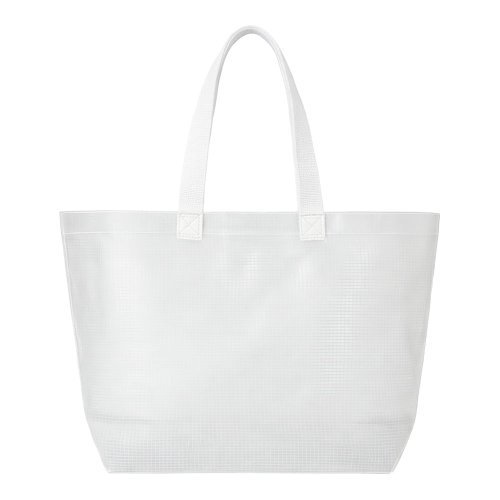 Borsa shopper trasparente in pp laminato 110 g/m2
