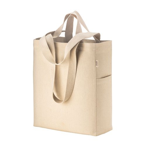 Shopper in cotone canvas riciclato da 280 g/m2