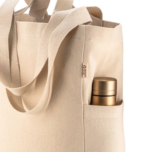Shopper in cotone canvas riciclato da 280 g/m2