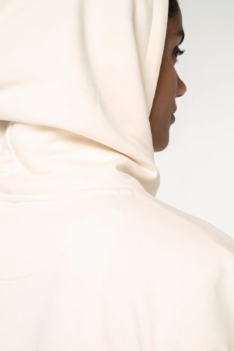 Felpa donna ecosostenibile oversize con cappuccio senza maniche french