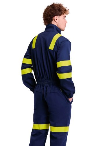 Tuta da lavoro multitasche testtuto ignifugo