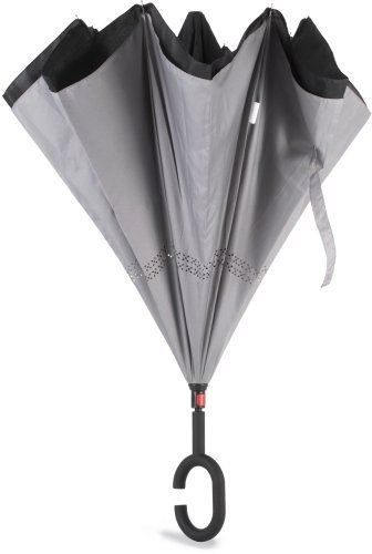 Ombrello mani libere con apertura al contrario