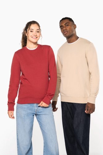 Felpa eco-sostenibile girocollo