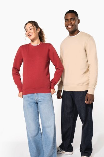 Felpa eco-sostenibile girocollo