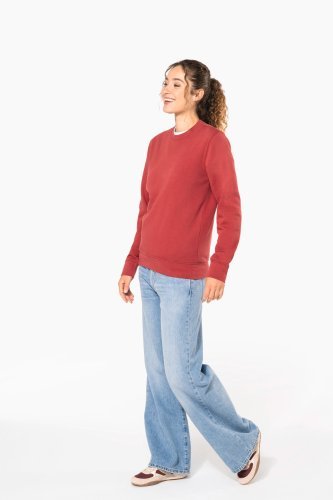 Felpa eco-sostenibile girocollo