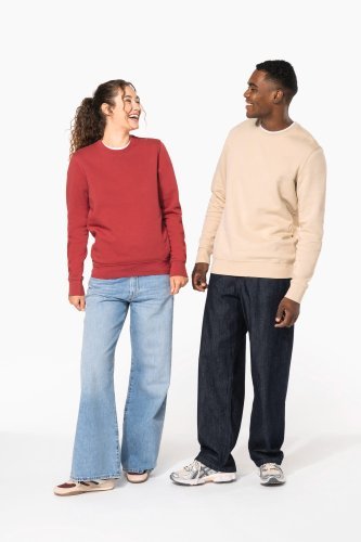 Felpa eco-sostenibile girocollo