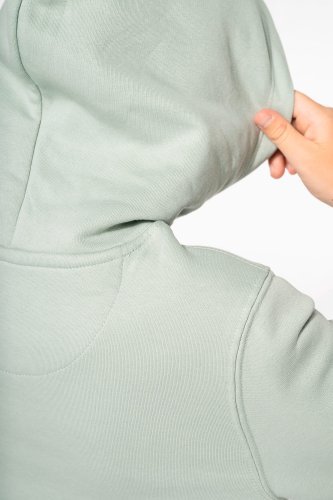 Felpa ecosostenibile bambino con cappuccio