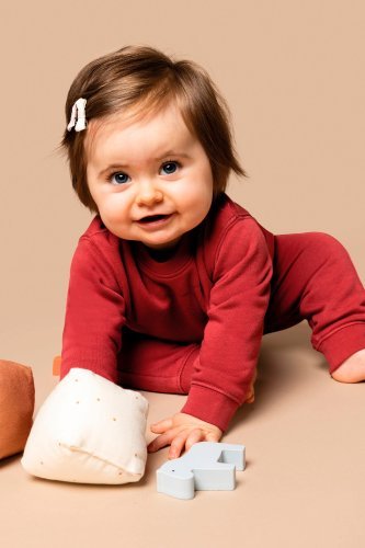 Pantaloni in felpa ecosostenibili bebè