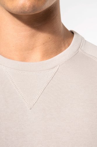 Felpa uomo bio girocollo manica raglan non garzata