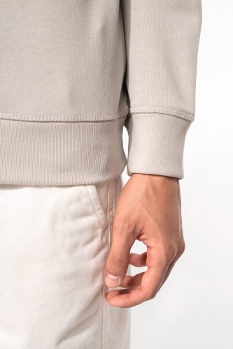 Felpa uomo bio girocollo manica raglan non garzata