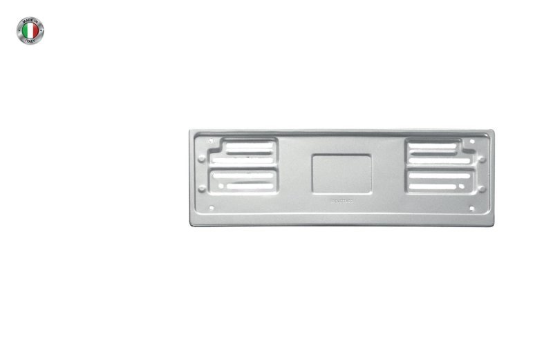 Portatarga anteriore in alluminio