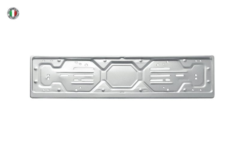 Portatarga posteriore in alluminio