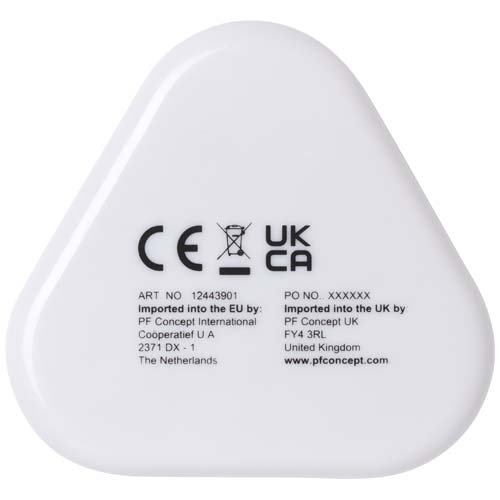 Auricolari con astuccio in plastica riciclata rebel