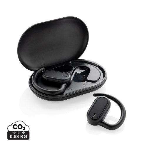 Auricolari fitsound tws open ear in plastica riciclata rcs