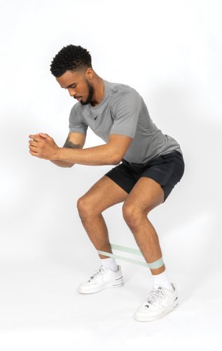 4 bande elastiche fitness in custodia