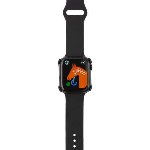 Fitness tracker con bracciale in termo pu riciclato e cassa in abs